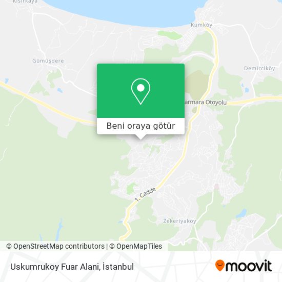 Uskumrukoy Fuar Alani harita