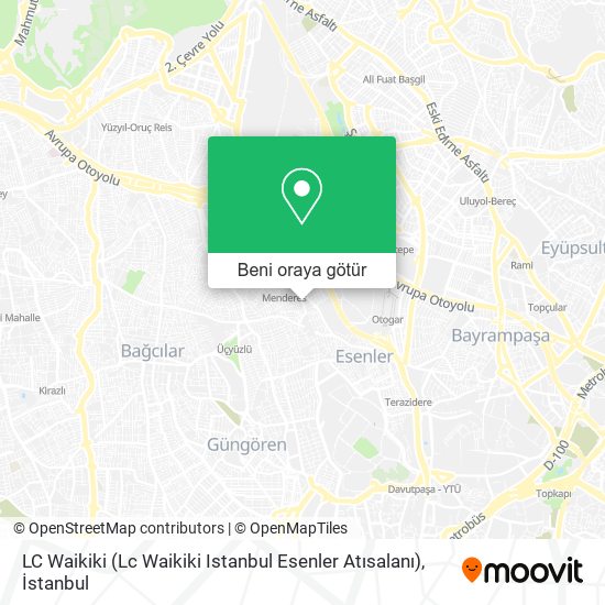 LC Waikiki (Lc Waikiki Istanbul Esenler Atısalanı) harita