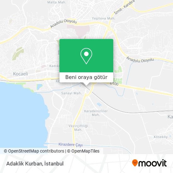 Adaklik Kurban harita