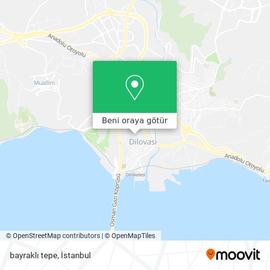 bayraklı tepe harita