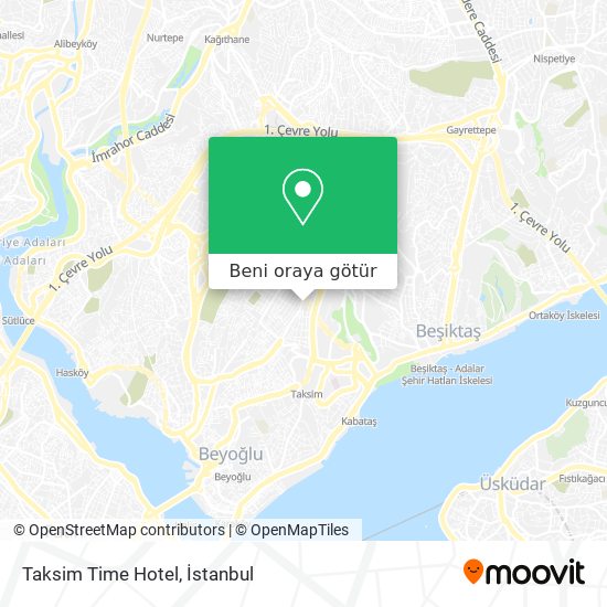 Taksim Time Hotel harita