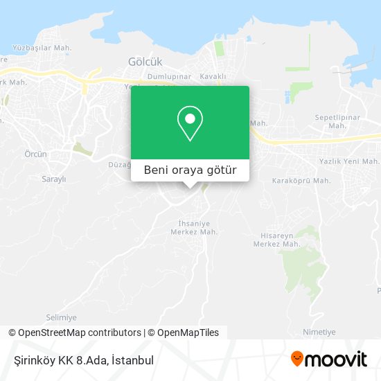 Şirinköy KK 8.Ada harita