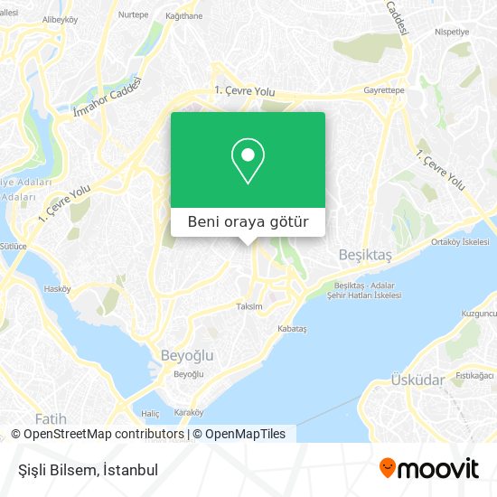 Şişli Bilsem harita