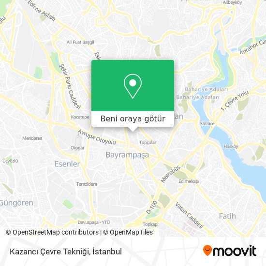 Kazancı Çevre Tekniği harita