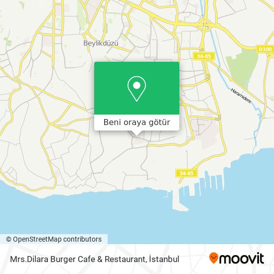 Mrs.Dilara Burger Cafe & Restaurant harita