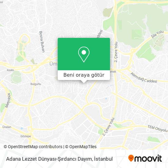 Adana Lezzet Dünyası-Şırdancı Dayım harita