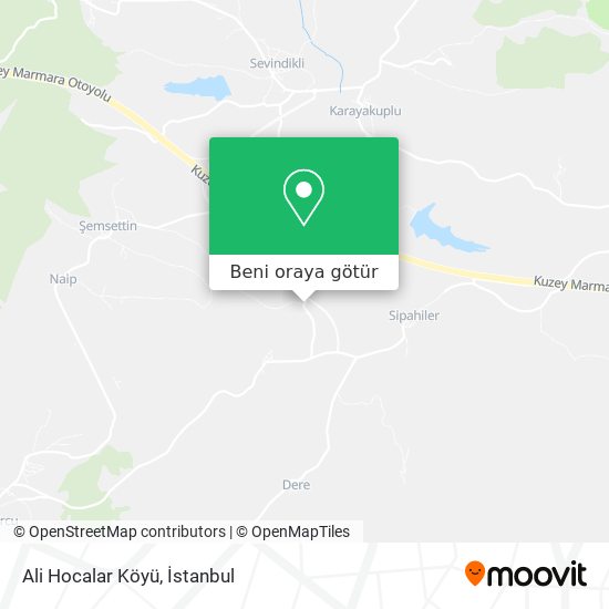 Ali Hocalar Köyü harita