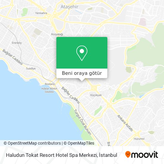 Haludun Tokat Resort Hotel Spa Merkezi harita