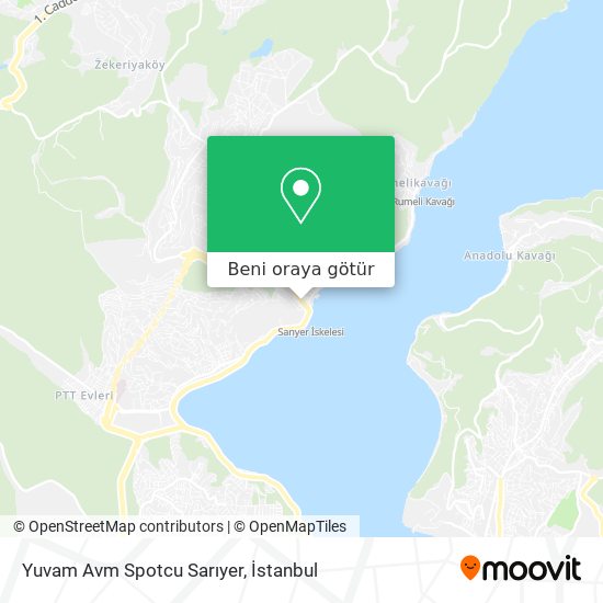 Yuvam Avm Spotcu Sarıyer harita