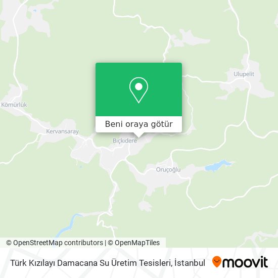 Türk Kızılayı Damacana Su Üretim Tesisleri harita