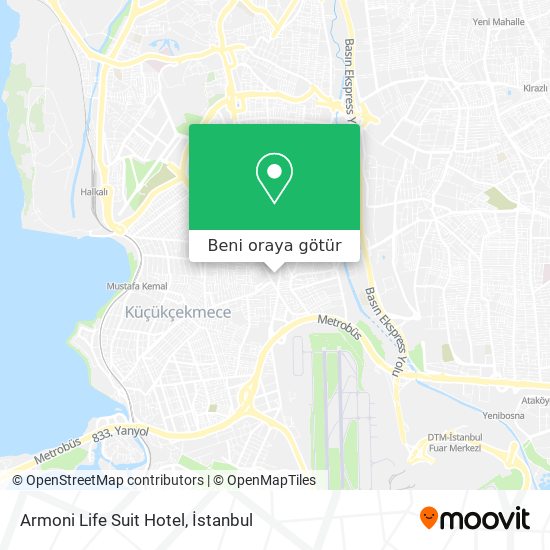Armoni Life Suit Hotel harita