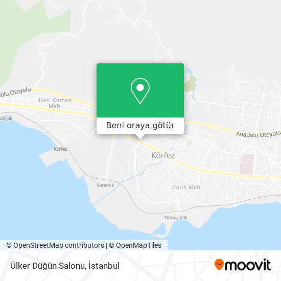 Ülker Düğün Salonu harita