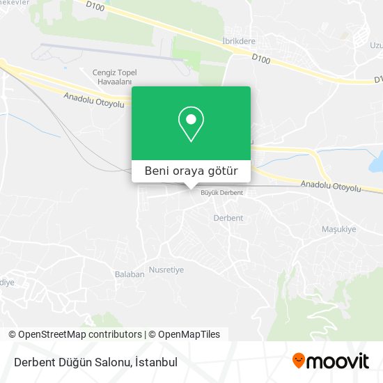 Derbent Düğün Salonu harita