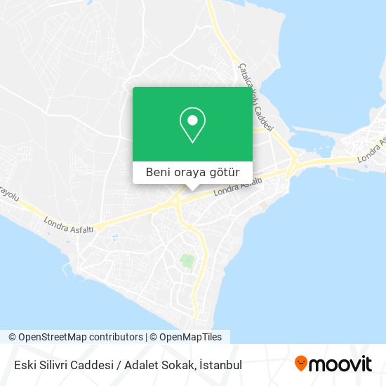 Eski Silivri Caddesi / Adalet Sokak harita