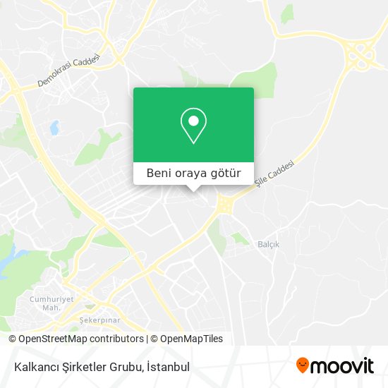 Kalkancı Şirketler Grubu harita