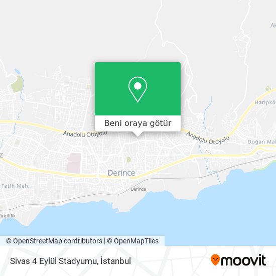 Sivas 4 Eylül Stadyumu harita