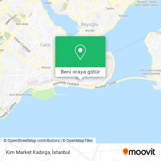 Kim Market Kadırga harita