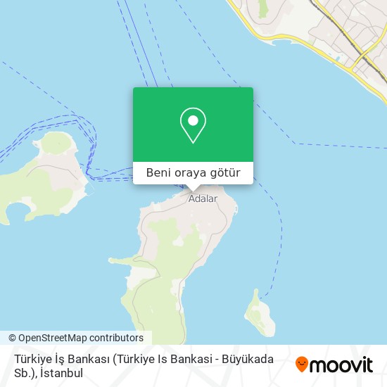 Türkiye İş Bankası (Türkiye Is Bankasi - Büyükada Sb.) harita