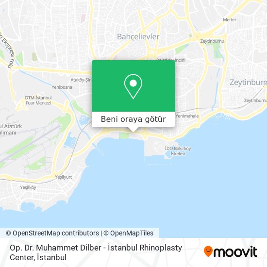 Op. Dr. Muhammet Dilber - İstanbul Rhinoplasty Center harita