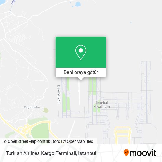 Turkish Airlines Kargo Terminali harita