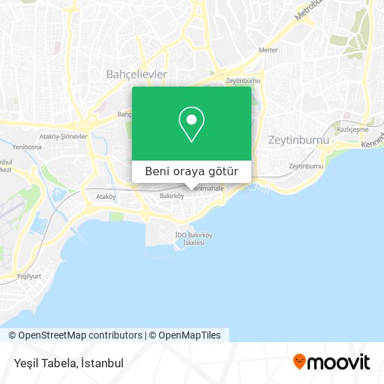 Yeşil Tabela harita