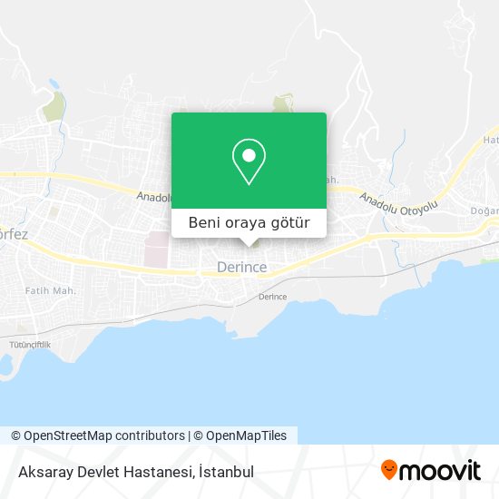 Aksaray Devlet Hastanesi harita