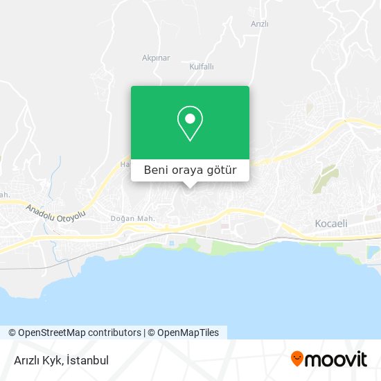 Arızlı Kyk harita