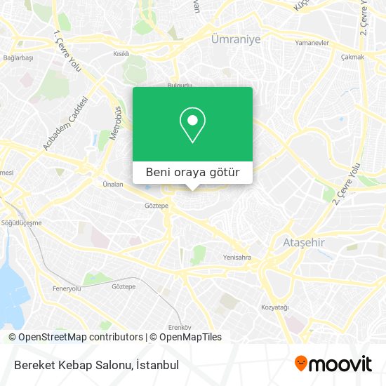 Bereket Kebap Salonu harita