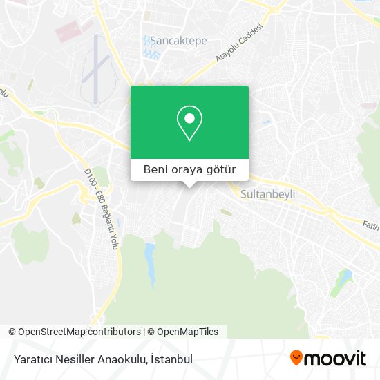 Yaratıcı Nesiller Anaokulu harita
