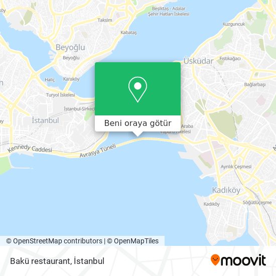 Bakü restaurant harita