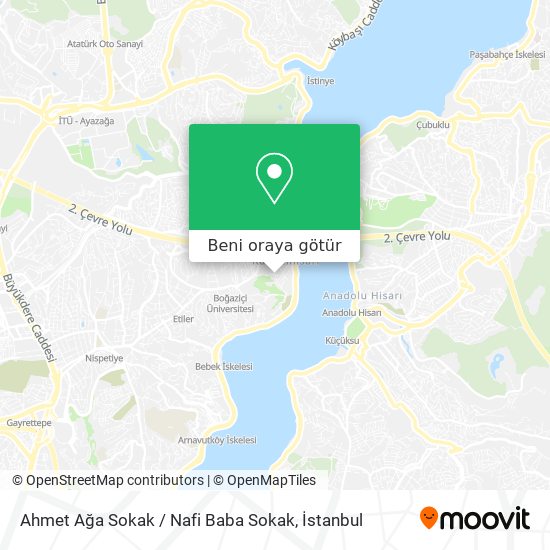 Ahmet Ağa Sokak / Nafi Baba Sokak harita