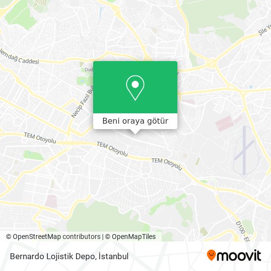 Bernardo Lojistik Depo harita