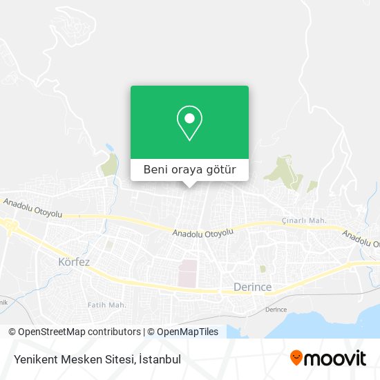 Yenikent Mesken Sitesi harita