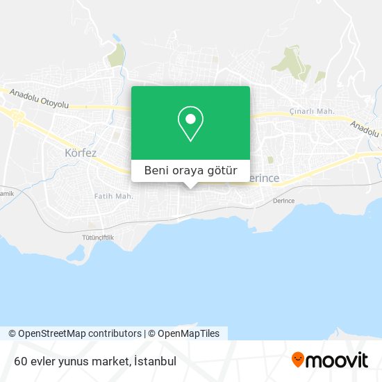 60 evler yunus market harita