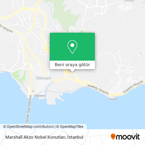 Marshall Akzo Nobel Konutları harita