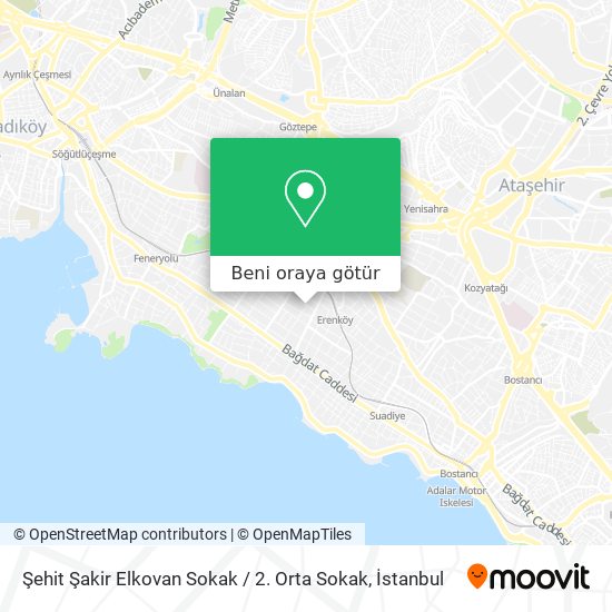 Şehit Şakir Elkovan Sokak / 2. Orta Sokak harita