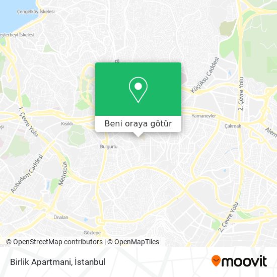 Birlik Apartmani harita