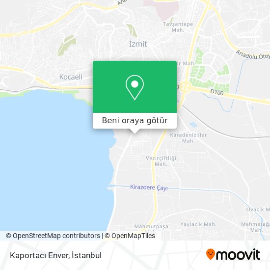 Kaportacı Enver harita