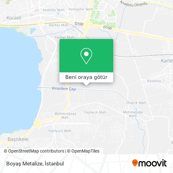 Boyaş Metalize harita