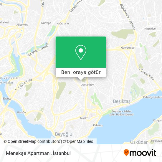 Menekşe Apartmanı harita
