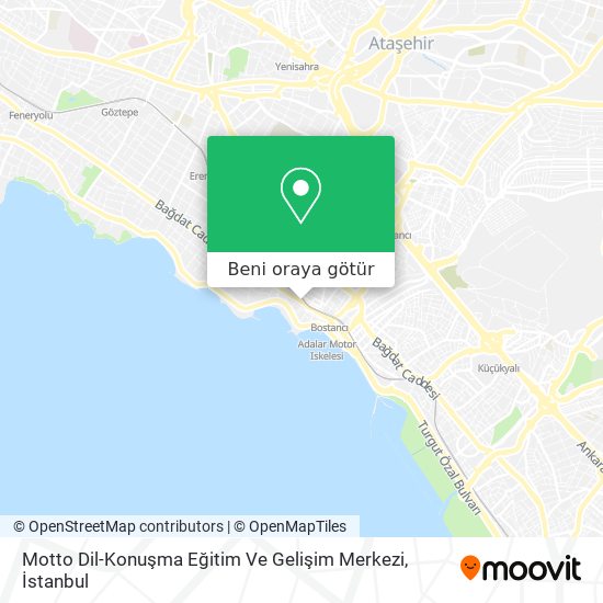 Motto Dil-Konuşma Eğitim Ve Gelişim Merkezi harita