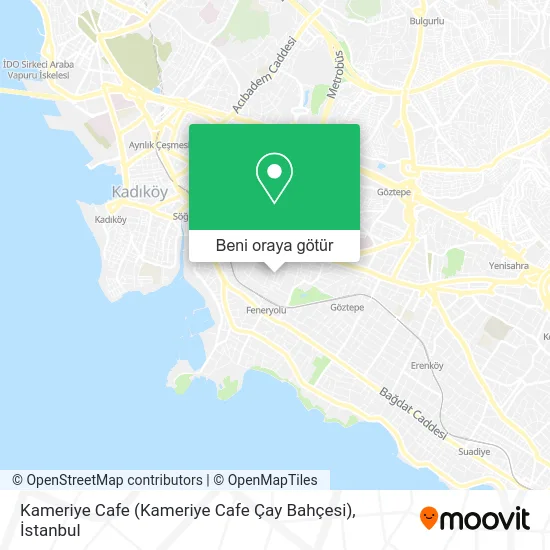 Kameriye Cafe (Kameriye Cafe Çay Bahçesi) harita