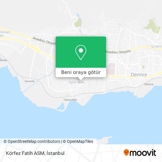 Körfez Fatih ASM harita