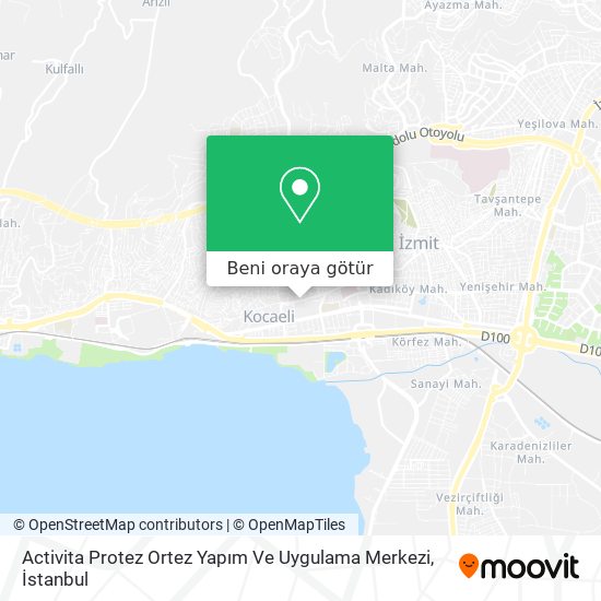 Activita Protez Ortez Yapım Ve Uygulama Merkezi harita