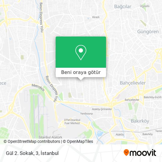 Gül 2. Sokak, 3 harita