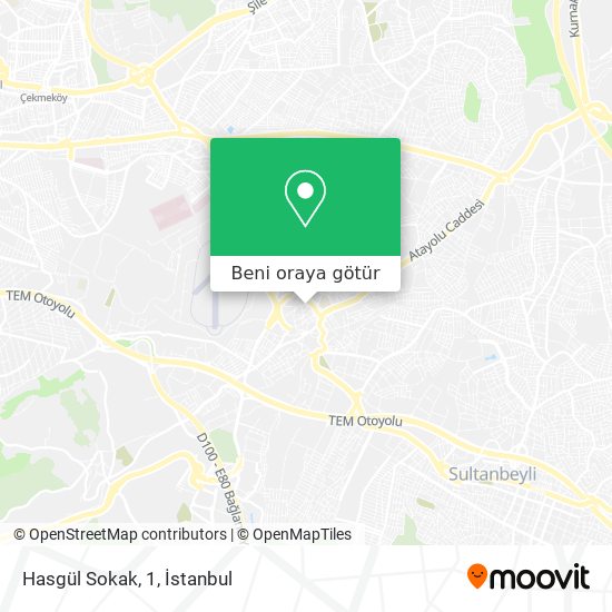 Hasgül Sokak, 1 harita
