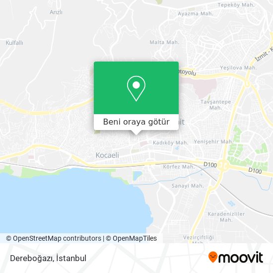 Dereboğazı harita