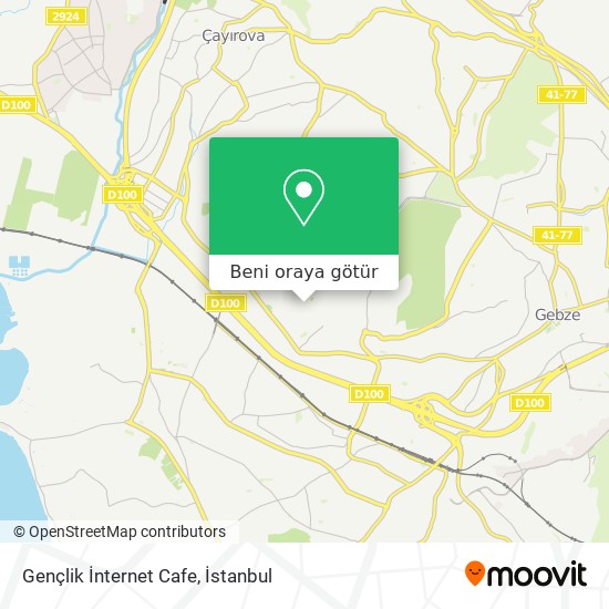 Gençlik İnternet Cafe harita