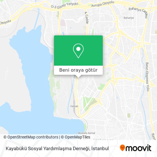 Kayabükü Sosyal Yardımlaşma Derneği harita