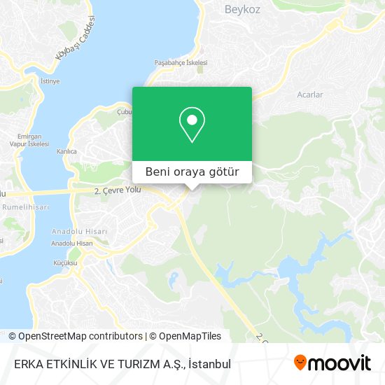 ERKA ETKİNLİK VE TURIZM A.Ş. harita